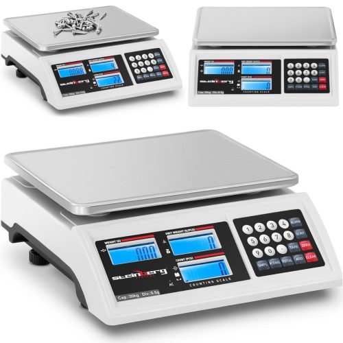 Stingri saspraužams LCD RS232 30000 g / 0
