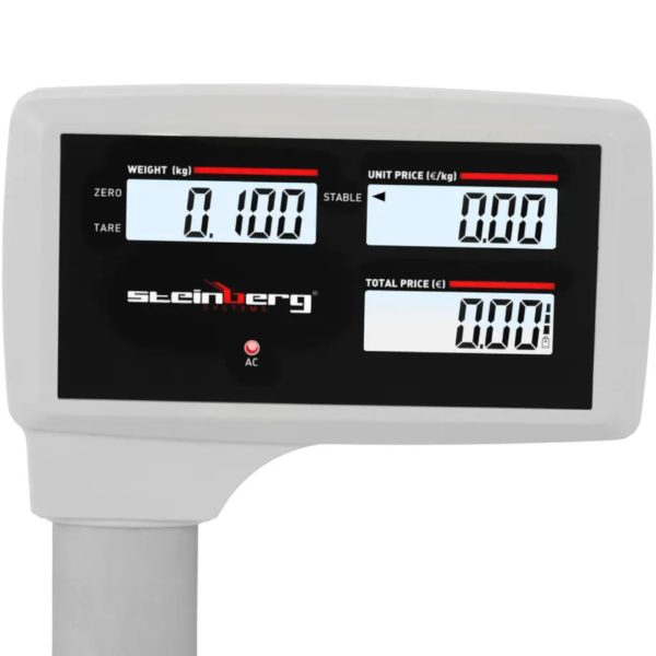 LCD krātuves veikala 30 kg / 5G tabulas kontroles skala