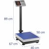 LED noliktavas platformas svars 40 x 50 cm 150 kg / 20 g