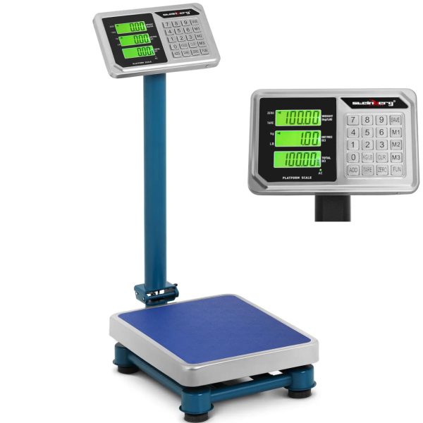 Noliktavas platformas svars LCD 30 x 40 cm 100 kg / 20 g