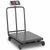 Rūpnieciskās platformas svars uz riteņiem 600 kg / 100 g LCD