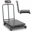 Rūpnieciskās platformas svars uz riteņiem 600 kg / 100 g LCD