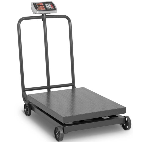 Rūpnieciskās platformas svars uz LED riteņiem 1000 kg / 200 g