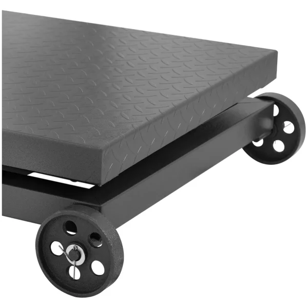 Rūpnieciskās platformas svars uz LED riteņiem 1000 kg / 200 g