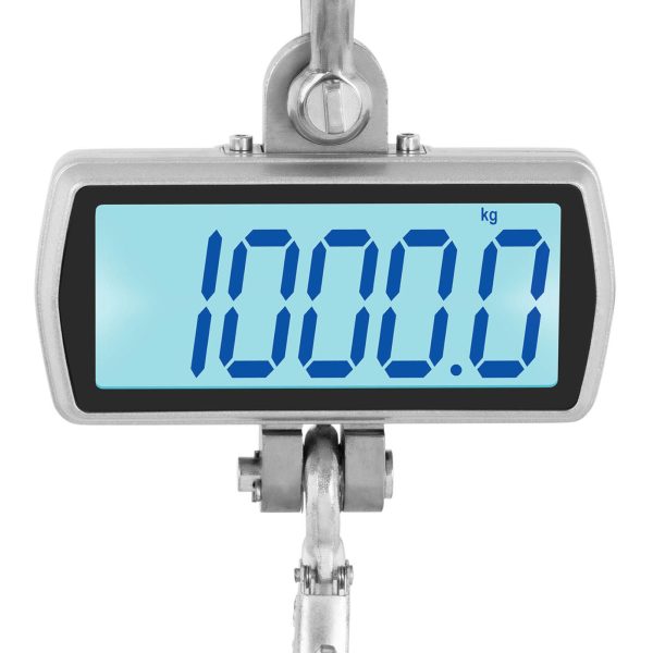 Piekārtu uzglabāšanas āķa svars ar tālvadības pulti Liels LCD displejs līdz 1T 1000 / 0,5 kg