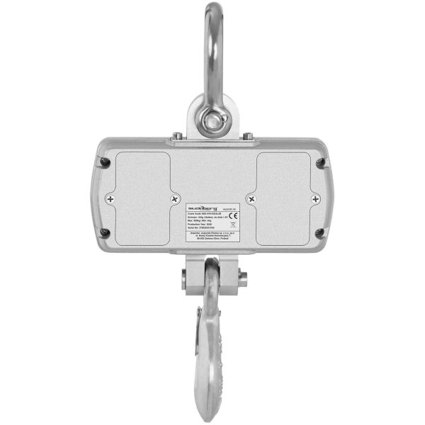 Piekārtu noliktavas āķa svars ar tālvadības pulti. Liels LCD 500 / 0,1 kg displejs