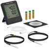 Temperatūras ierakstītāja termometra diapazons no -40 līdz 125C Micro USB LCD IP54