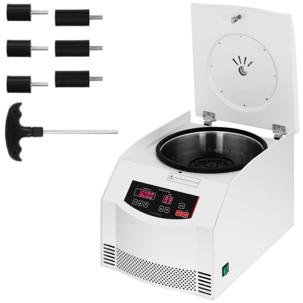 Profesionālās laboratorijas virpuļplāni plazmā 16 000 apgr./min 4 flakoni PCR 0