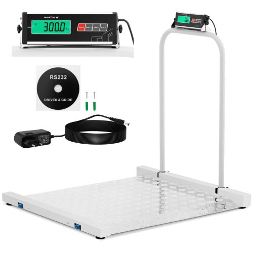 Uzglabāšanas platformas svars 100 x 95 cm LCD RS232 300 kg / 100 g