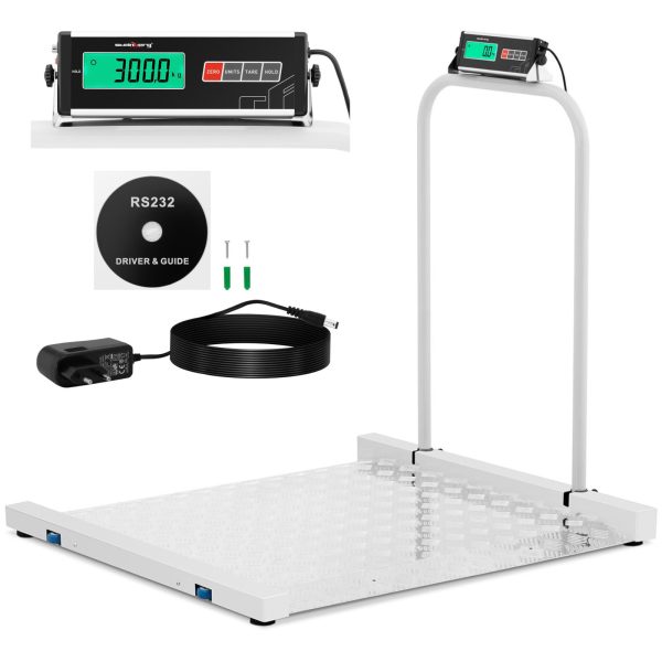 Uzglabāšanas platformas svars 100 x 95 cm LCD RS232 300 kg / 100 g