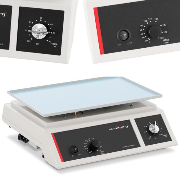 Orbitālās platformas laboratorijas sakratīšana caurulēm 0 - 210 apgr./min