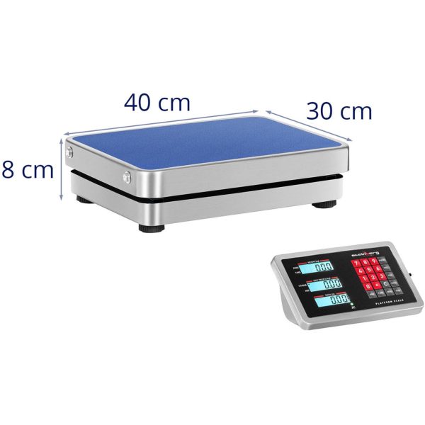Wifi 100 kg / 0,01 g wifi platformas svars