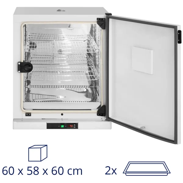 Laboratorijas inkubators Hearčs ar spēka gaisa kursu 70C 210 L
