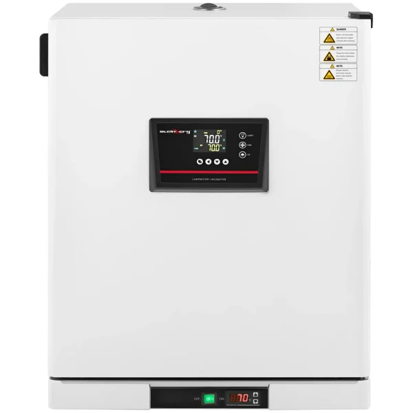 Laboratorijas inkubatora mikrobioloģiskais termiskais darbinieks līdz 70 C 125 L 600 W