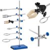 Statīvu laboratorijas stends ar aprīkojumu 60 cm 1 skavas burtu 2 skavas 3 gredzeni 60 mm 80 mm 100 mm Statīvu laboratorijas stends ar aprīkojumu 60 cm 1 skavas burtu 2 skavas 3 gredzeni 60 mm 80 mm 100 mm