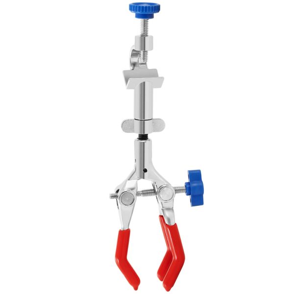 Laboratorijas ķepe saldēšanas kolbai 3 pirksti ar 200 mm skavu