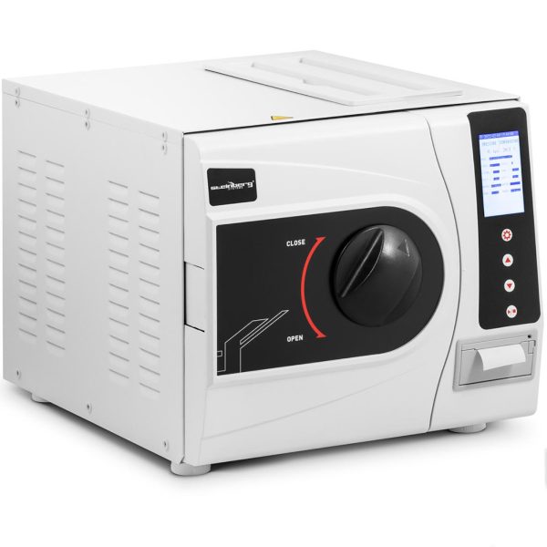 Spiediena -steam autoklāvs rīku sterilizēšanai 6 Printer printera B klases LCD 18 L