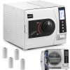 Spiediena -steam autoklāvs rīku sterilizēšanai 6 Printer printera B klases LCD 18 L