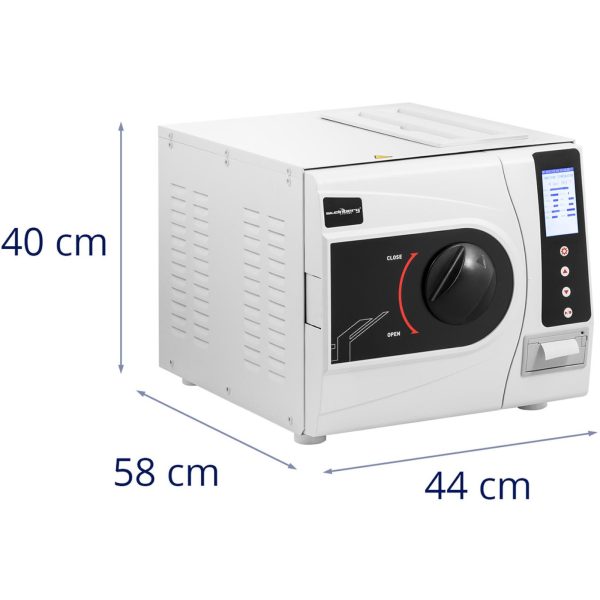 Spiediena -steam autoklāvs rīku sterilizēšanai 6 Printer printera B klases LCD 12 L