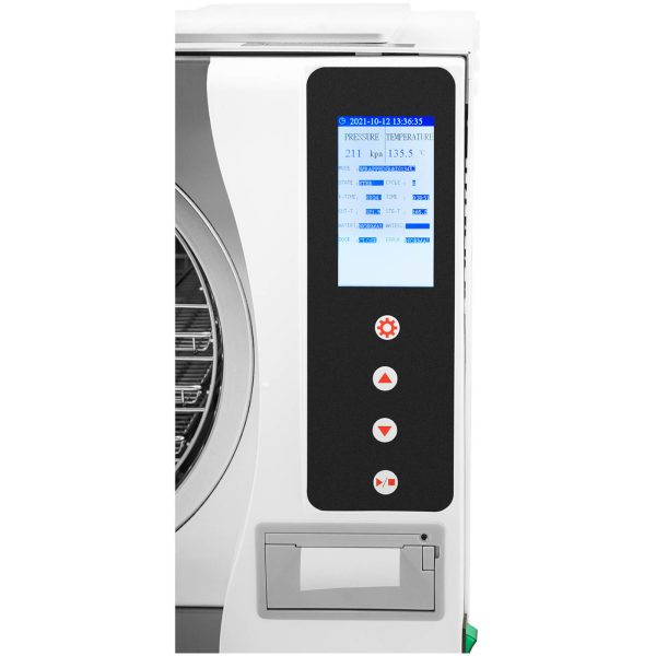 Spiediena -steam autoklāvs rīku sterilizēšanai 6 Printer printera B klases LCD 12 L