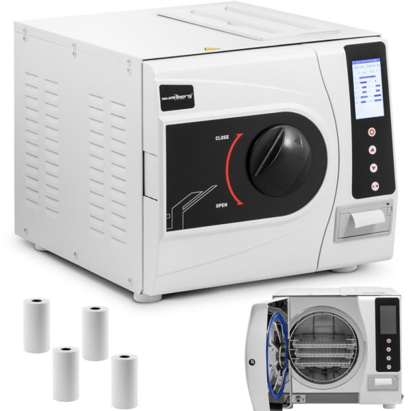 Spiediena -steam autoklāvs rīku sterilizēšanai 6 Printer printera B klases LCD 12 L