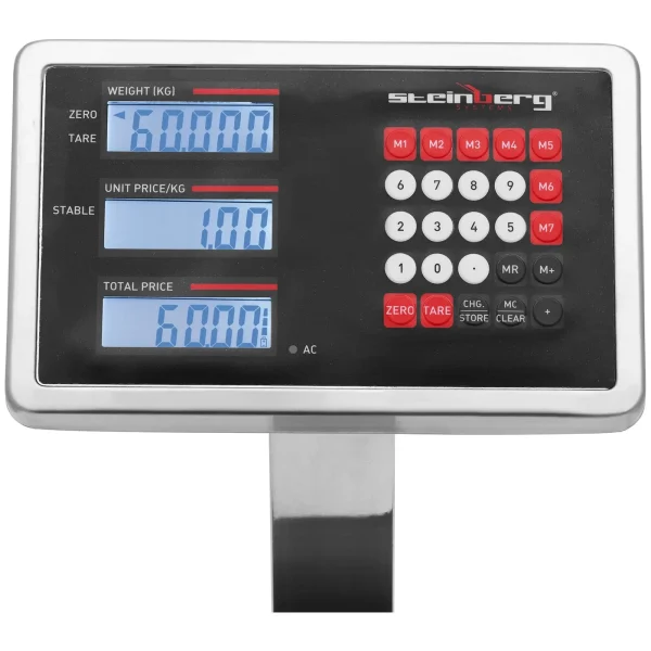 Kontroles noliktavas platformas svars 29 x 34 cm 60 kg / 0,005 kg