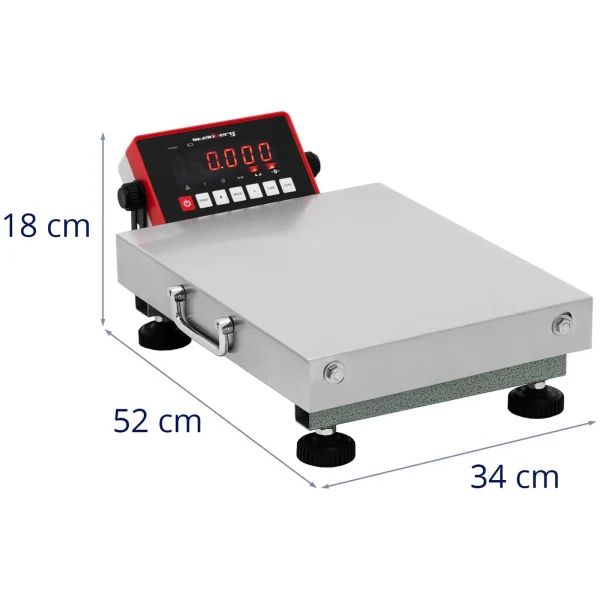 Rūpnieciskās platformas svars 30 x 40 cm 60 kg / 0,01 kg