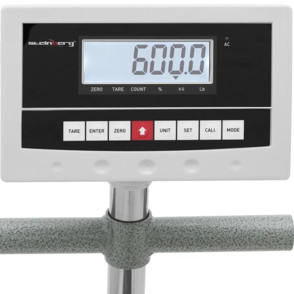 Kontroles noliktavas platformas svars 50 x 60 cm 600 kg / 0,1 kg