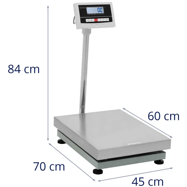 Noliktavas platformas svars 45 x 60 cm 300 kg / 0,01 kg