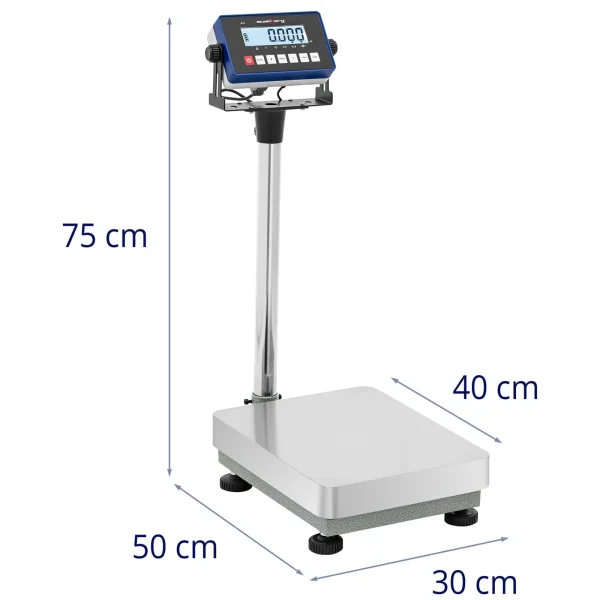 Noliktavas platformas svars 30 x 40 cm 30 kg / 0,001 kg
