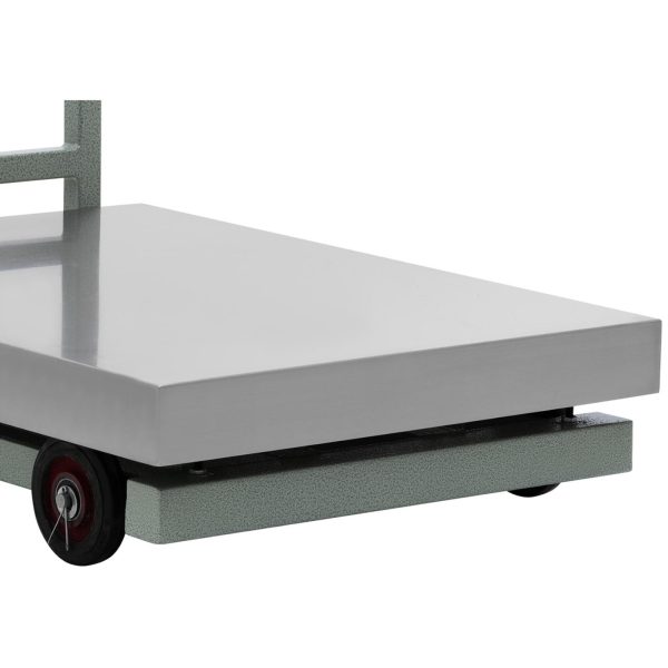Platformas svars 80x60cm mobilā krātuve 1000kg / 0,2 kg