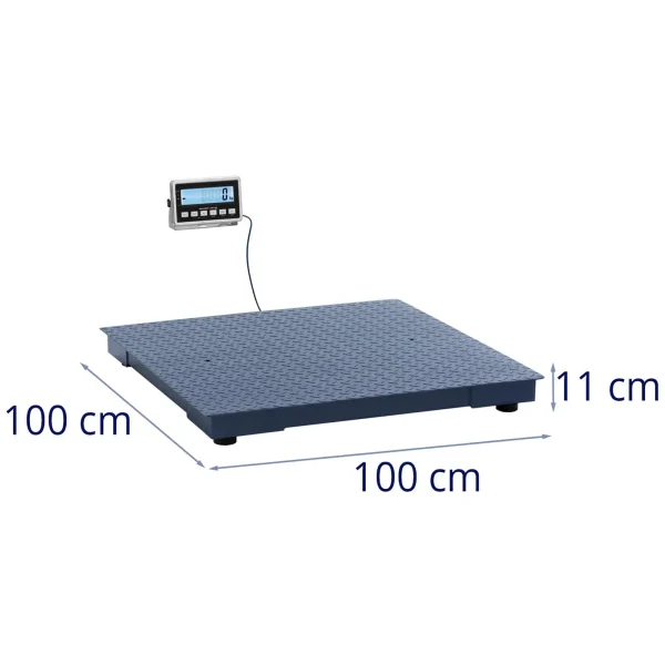 LCD noliktavas platformas svars 100 x 100 cm 1000 kg / 0,2 kg