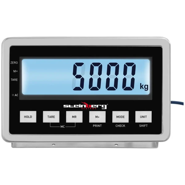 LCD noliktavas platformas svars 150 x 150 cm 5000 kg / 2 kg
