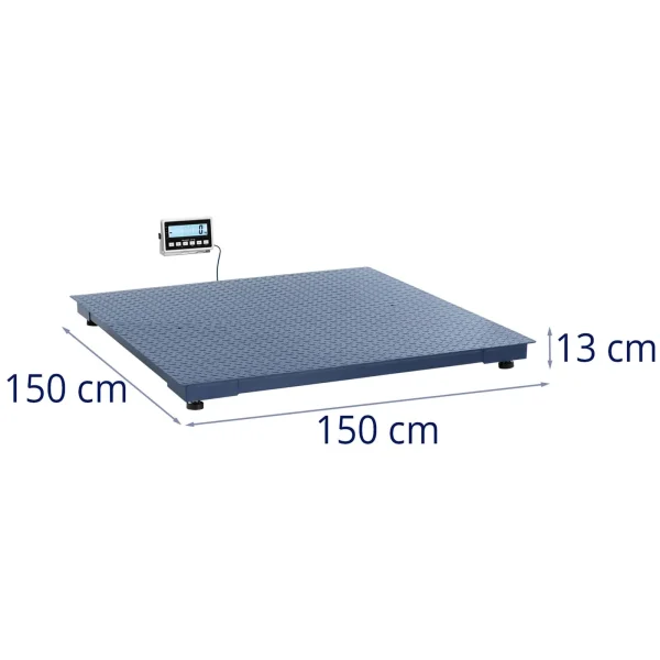 LCD noliktavas platformas svars 150 x 150 cm 5000 kg / 2 kg