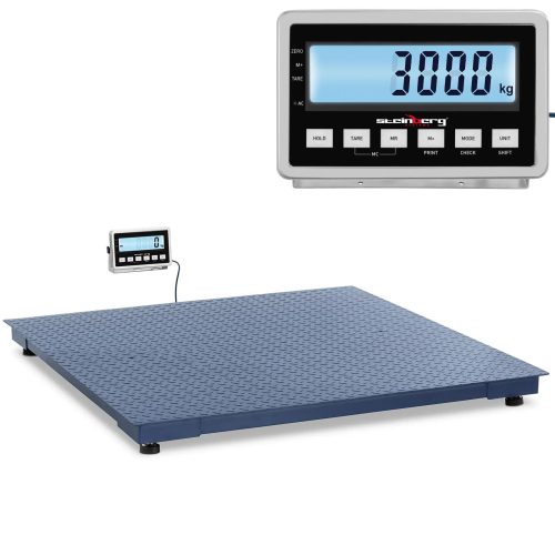 LCD noliktavas platformas svars 150 x 150 cm 3000 kg / 1 kg