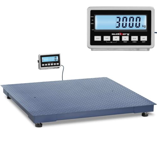 LCD noliktavas platformas svars 120 x 120 cm 3000 kg / 1 kg