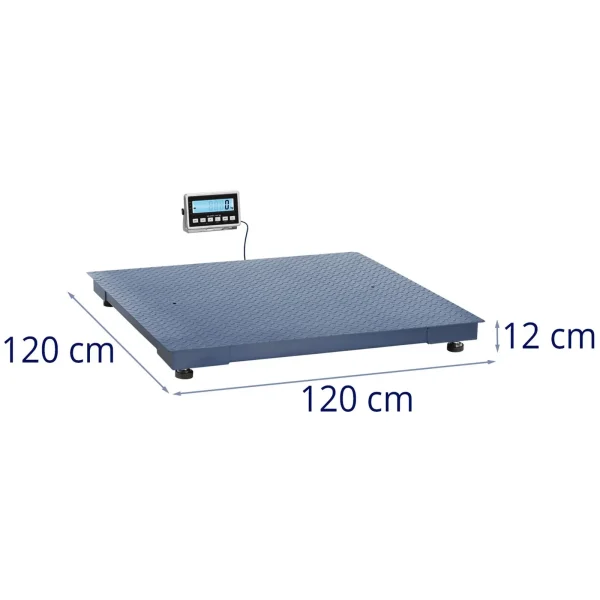 LCD noliktavas platformas svars 120 x 120 cm 1000 kg / 0,2 kg