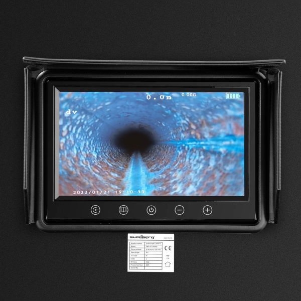 Endoskopa pārbaudes diagnostikas kamera čemodānā 12 LED TFT 9 collas SD 30 m