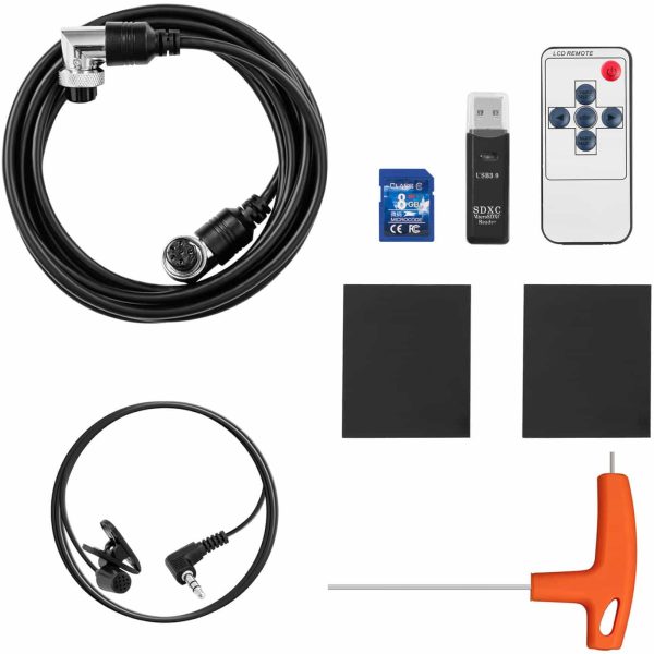 Endoskopa HD pārbaudes kamera 30m LED krāsu displejs TFT 7 ''