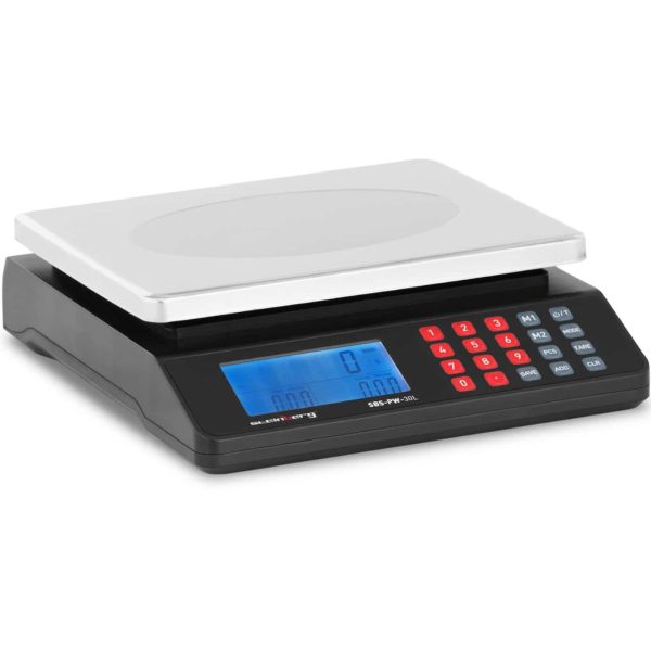 LCD veikala LCD veikala tabulas vadības skala 30 kg / 1 g