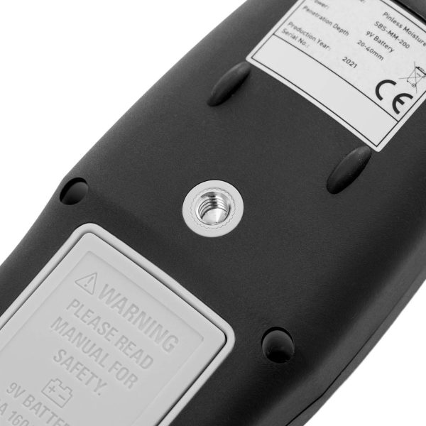 Mitruma mērītāja metāla mērītāja neinvazīvs koka ķieģeļu LCD 0-100% ar koferi