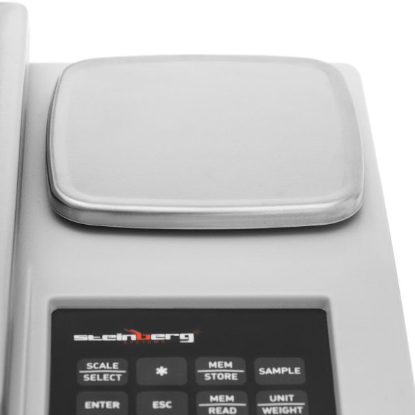 Svara skaitīšana ar atsauces svaru 34,5 x 26 cm akumulators + 25 kg / 0,5 g barošanas avots
