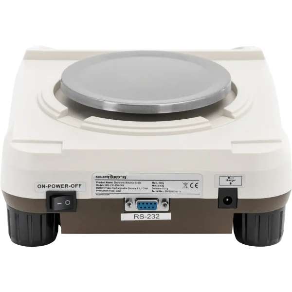 LCD LCD laboratorijas svars RS232 300G / 0,01G
