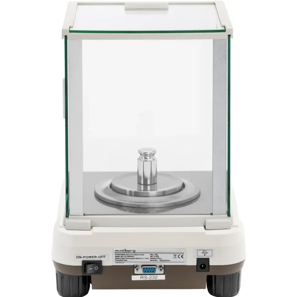 Analītiskais laboratorijas svars ar LCD aptver 300 g / 0,001 g