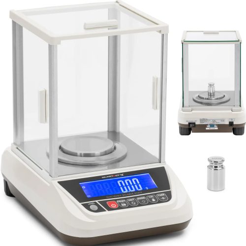 Analītiskais laboratorijas svars ar LCD aptver 300 g / 0