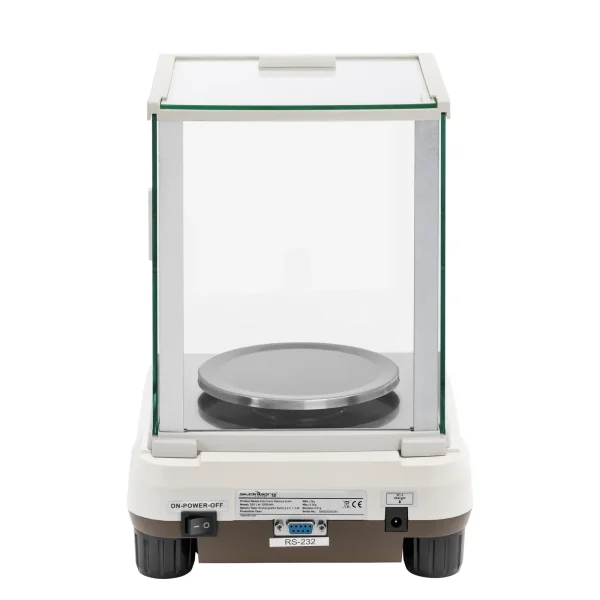 10030947-3 Analītiskais laboratorijas svars ar stikla LCD aptver 3000 g / 0,01 g