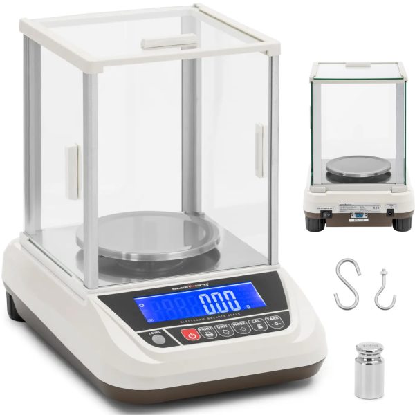 Analītiskais laboratorijas svars ar stikla LCD aptver 3000 g / 0 Analītiskais laboratorijas svars ar stikla LCD aptver 3000 g / 0