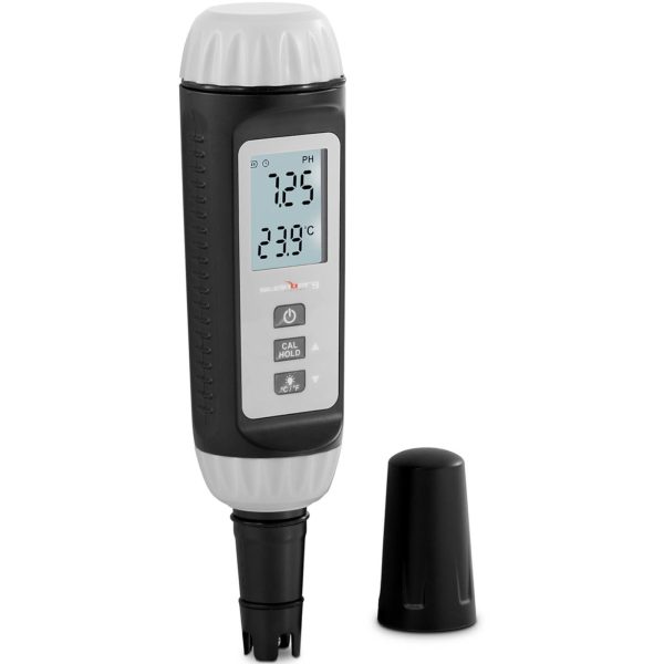 Skābes mērītāja testera testeris šķidruma temperatūras elektroniskā LCD 0-14 0-60C