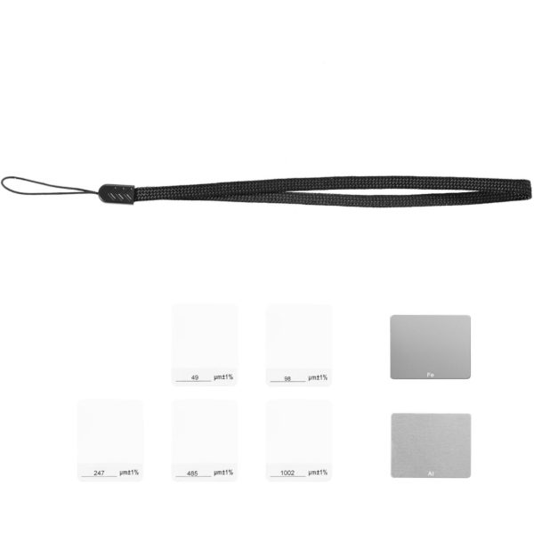 Lakas slāņa biezuma testera metode ar Bluetooth datu analīzes diapazonu 0-2000 µm + koferis
