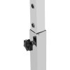 Galda instrumentālā tript instrumentiem regulējama tērauda 60 x 40 cm